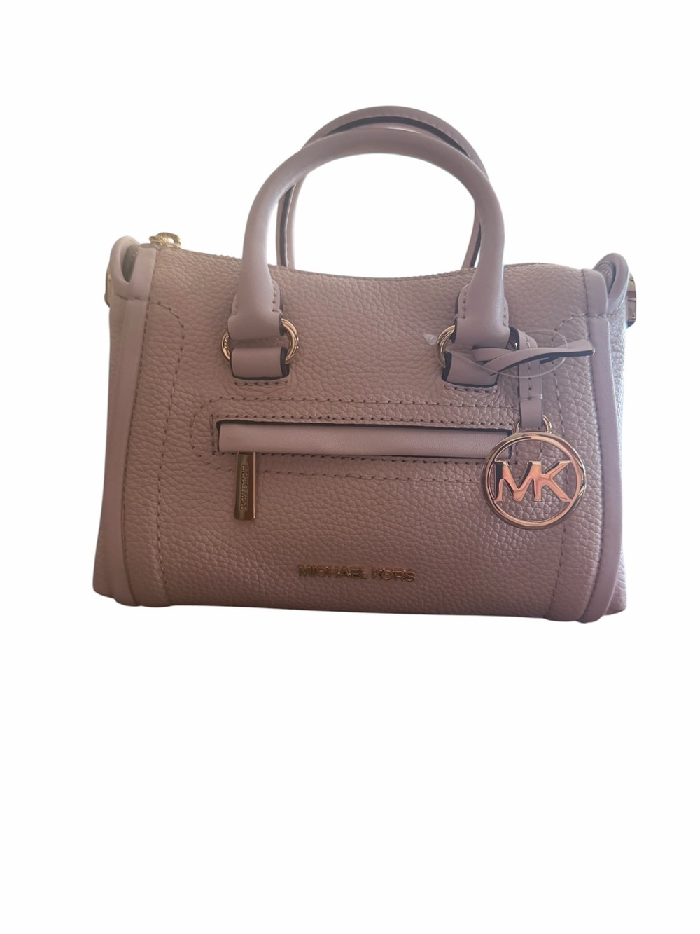 Michael Kors Carene Pink Pebbled Leather Mini Satchel NWT - Picture 2 of 10